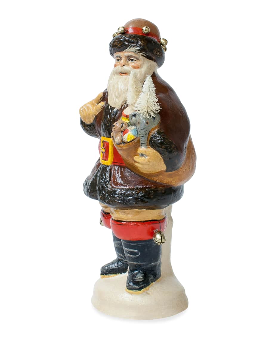 Image 2 of 4: Santa in Furs Figurine