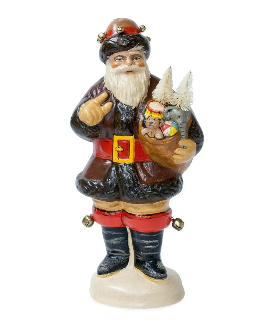 Image 1 of 4: Santa in Furs Figurine
