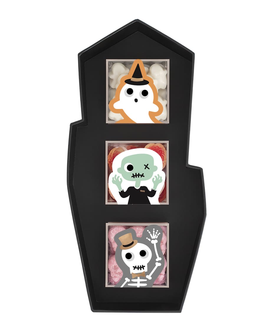 Image 1 of 3: Halloween Haunted House 3-Piece Bento Box