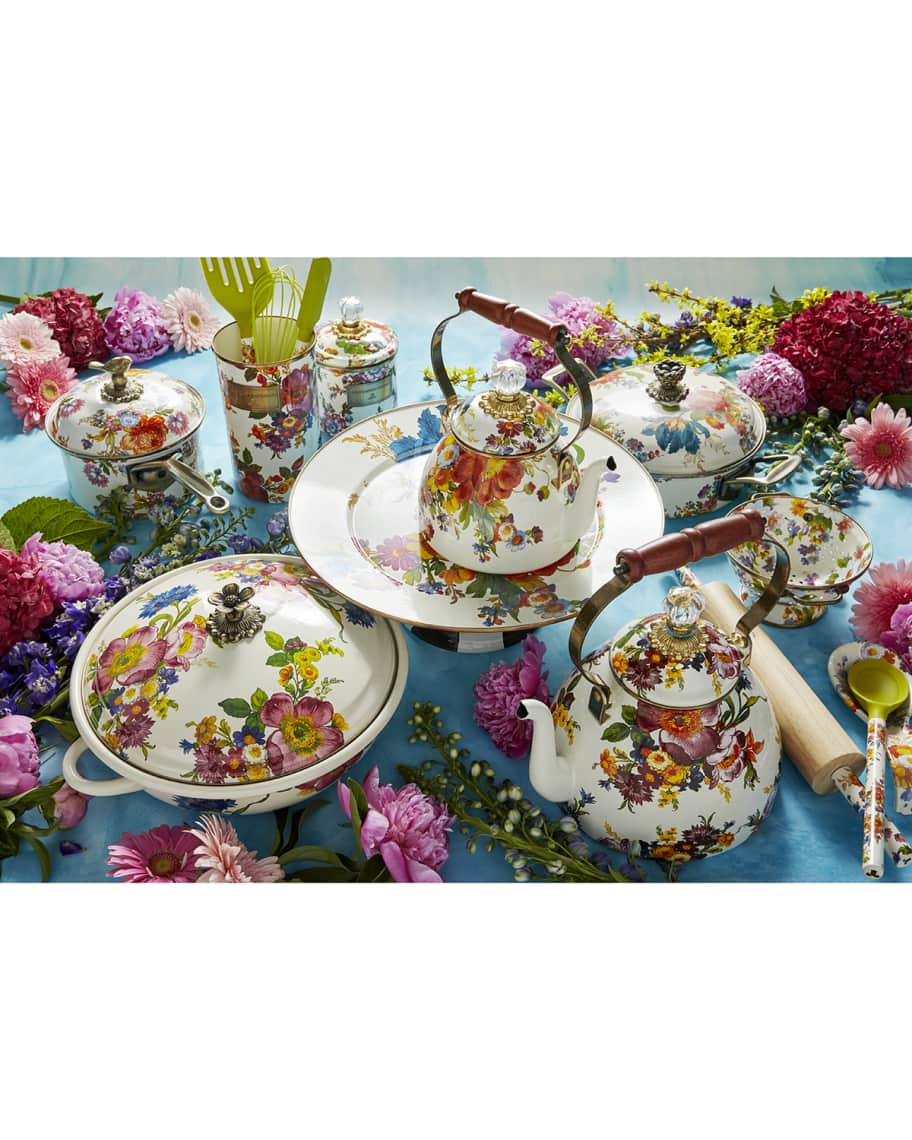 Image 3 of 3: Flower Market Three-Quart Tea Kettle