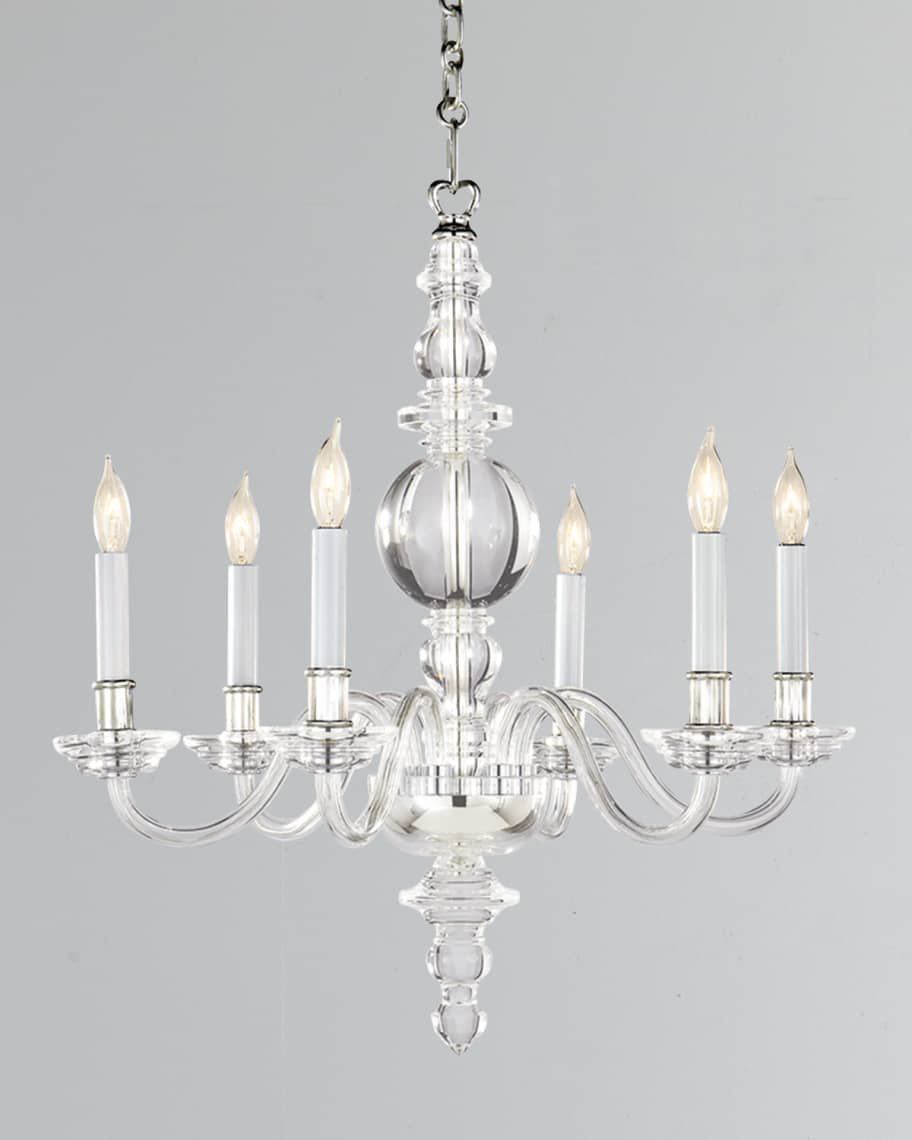 George II Style Brass Chandelier George II Style Brass Chandelier