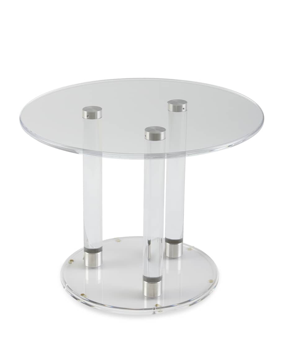 Image 3 of 3: Anthony Acrylic Side Table