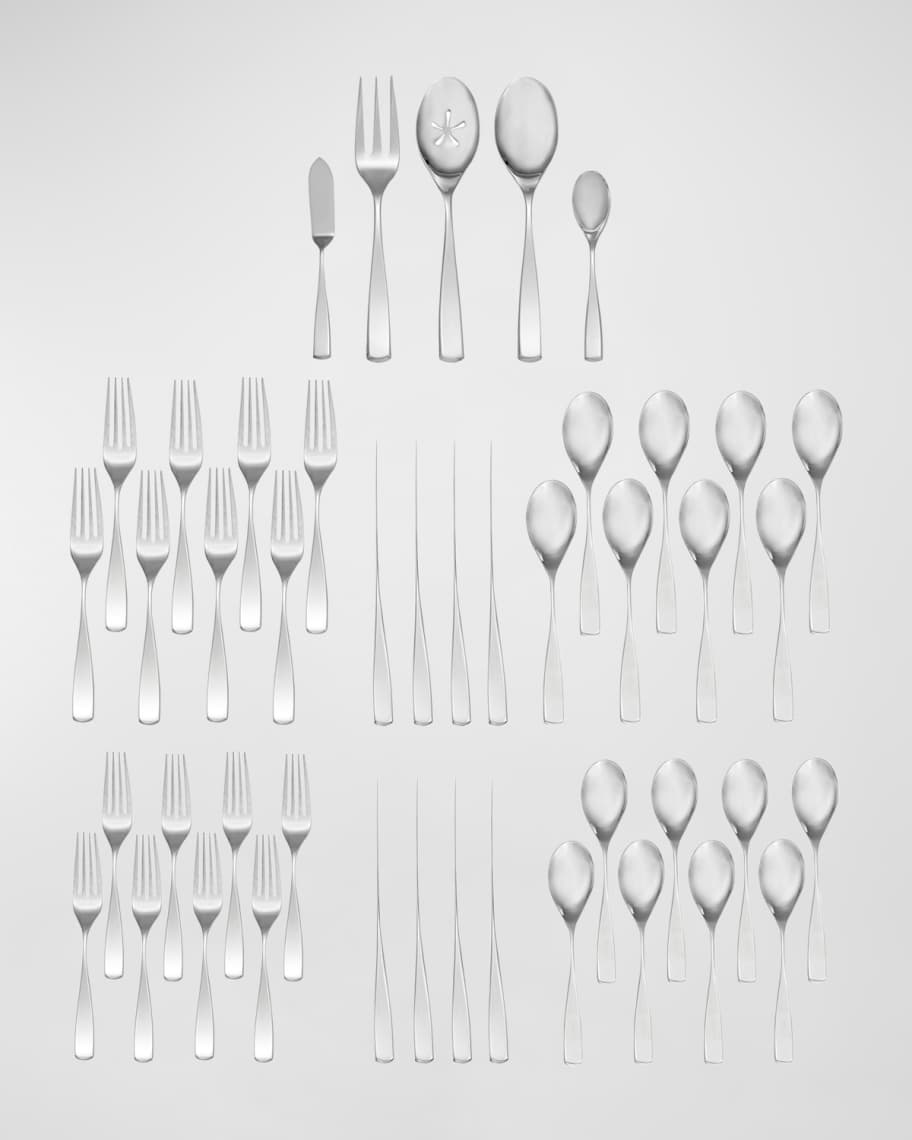 Nambe 45Piece Anna Flatware Service