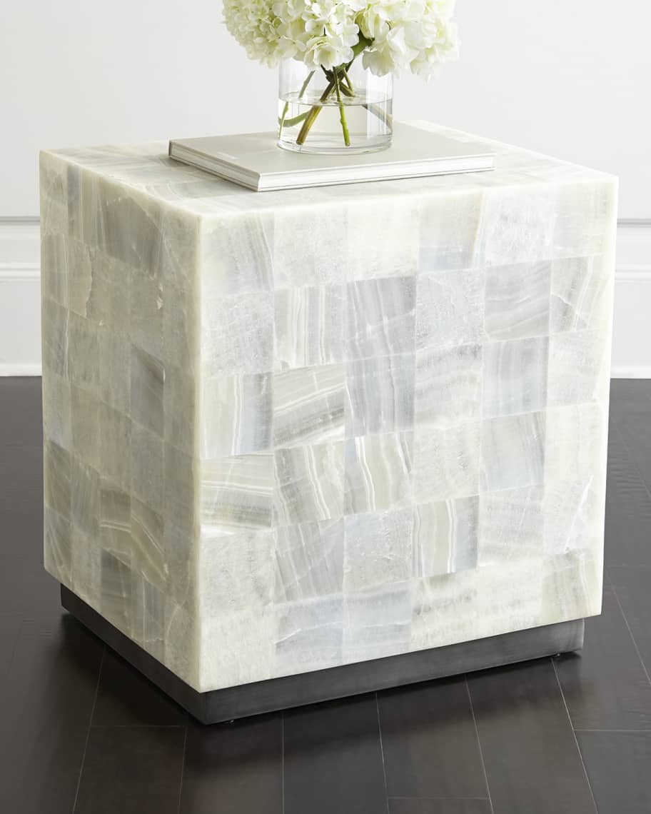 Image 1 of 3: Risso Onyx End Table