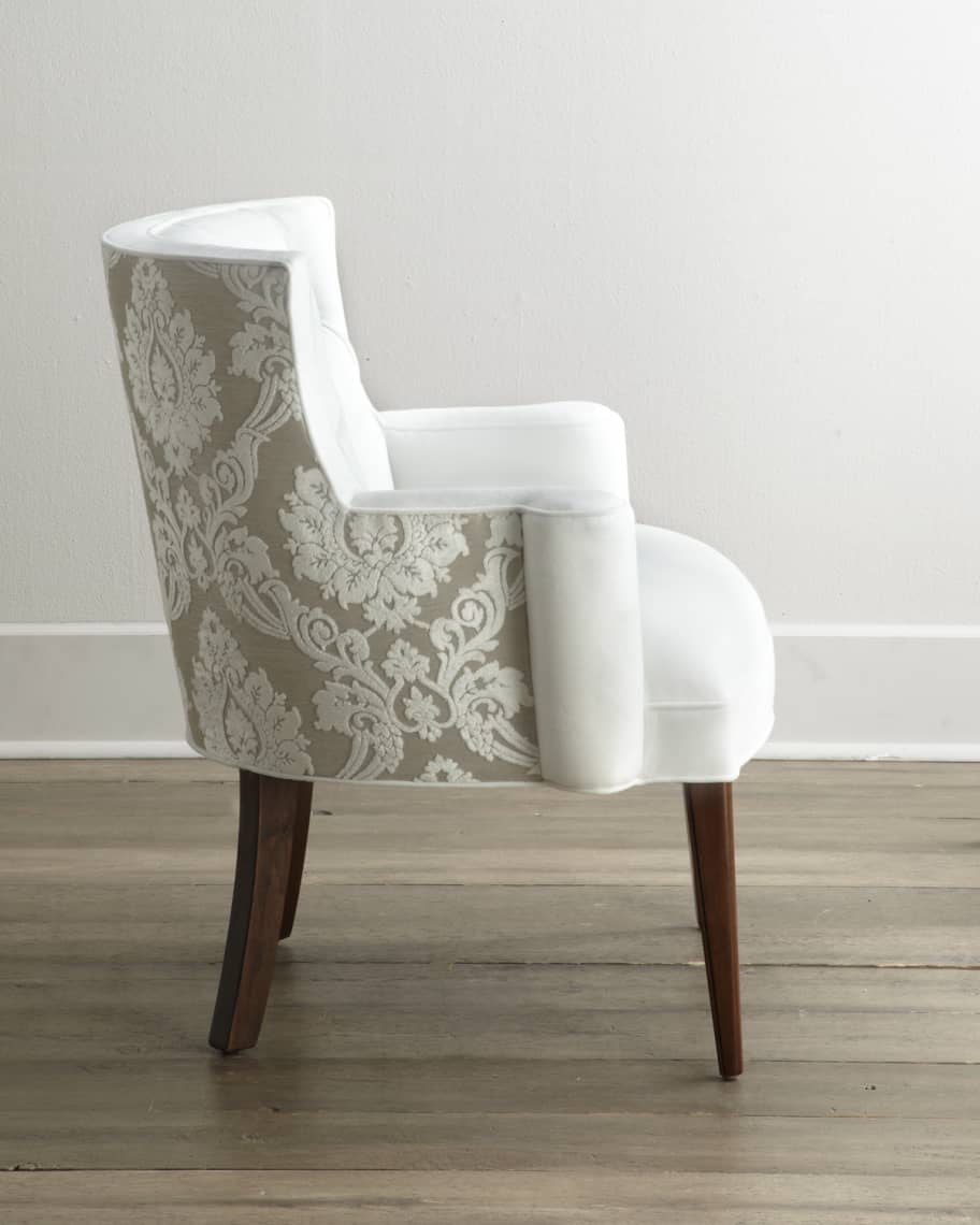 Image 1 of 5: Bright Tiffany Damask Chair