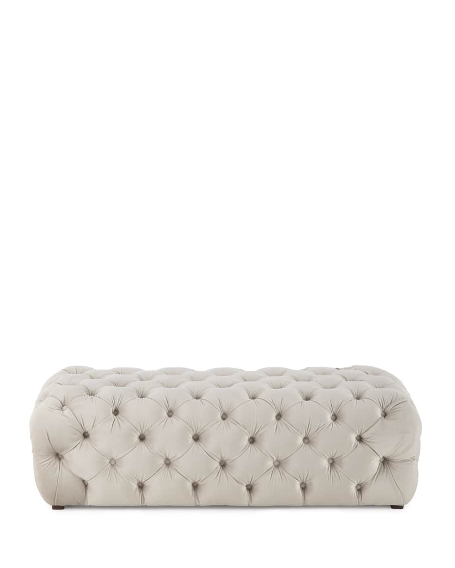 Image 3 of 3: Grace Tufted Bench
