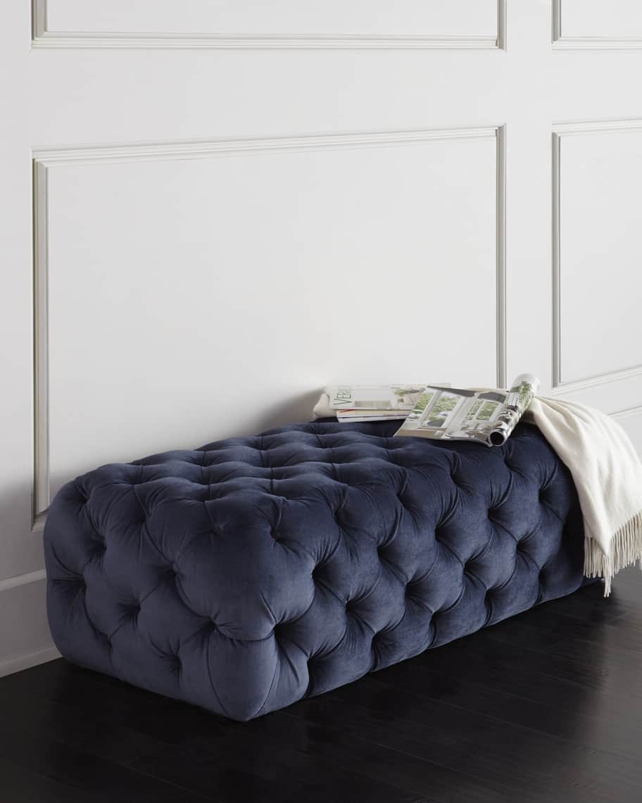 Image 2 of 3: Grace Tufted Bench