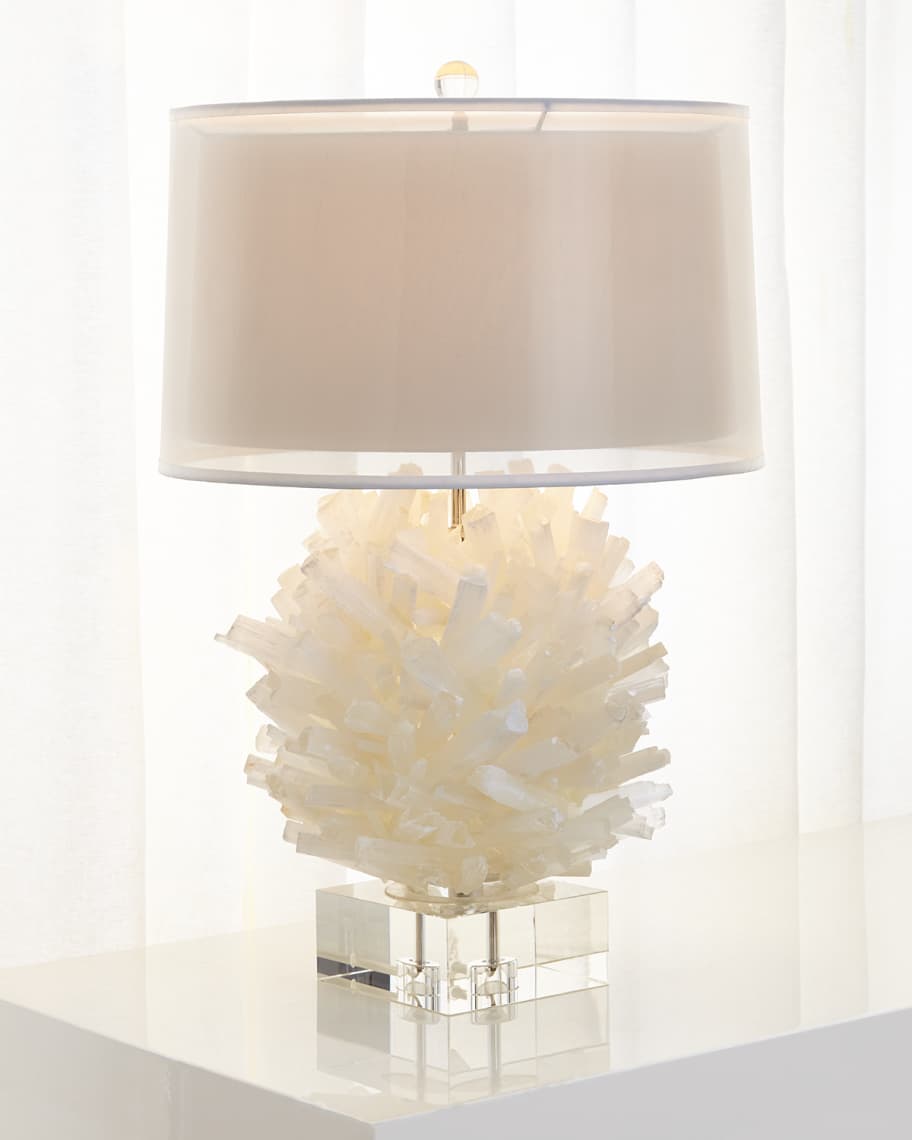 John Richard Collection Selenite Table Lamp Horchow