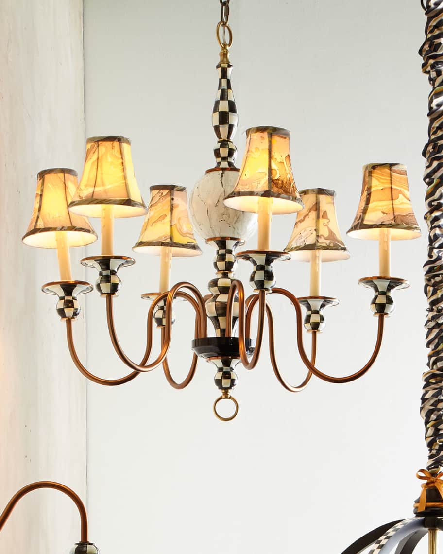 Image 2 of 3: Courtly Palazzo 6-Light Chandelier