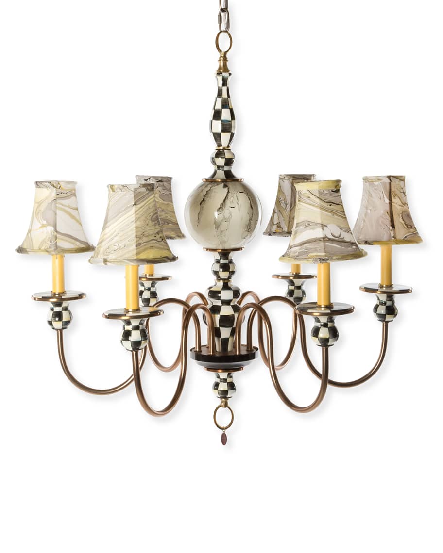 Image 1 of 3: Courtly Palazzo 6-Light Chandelier