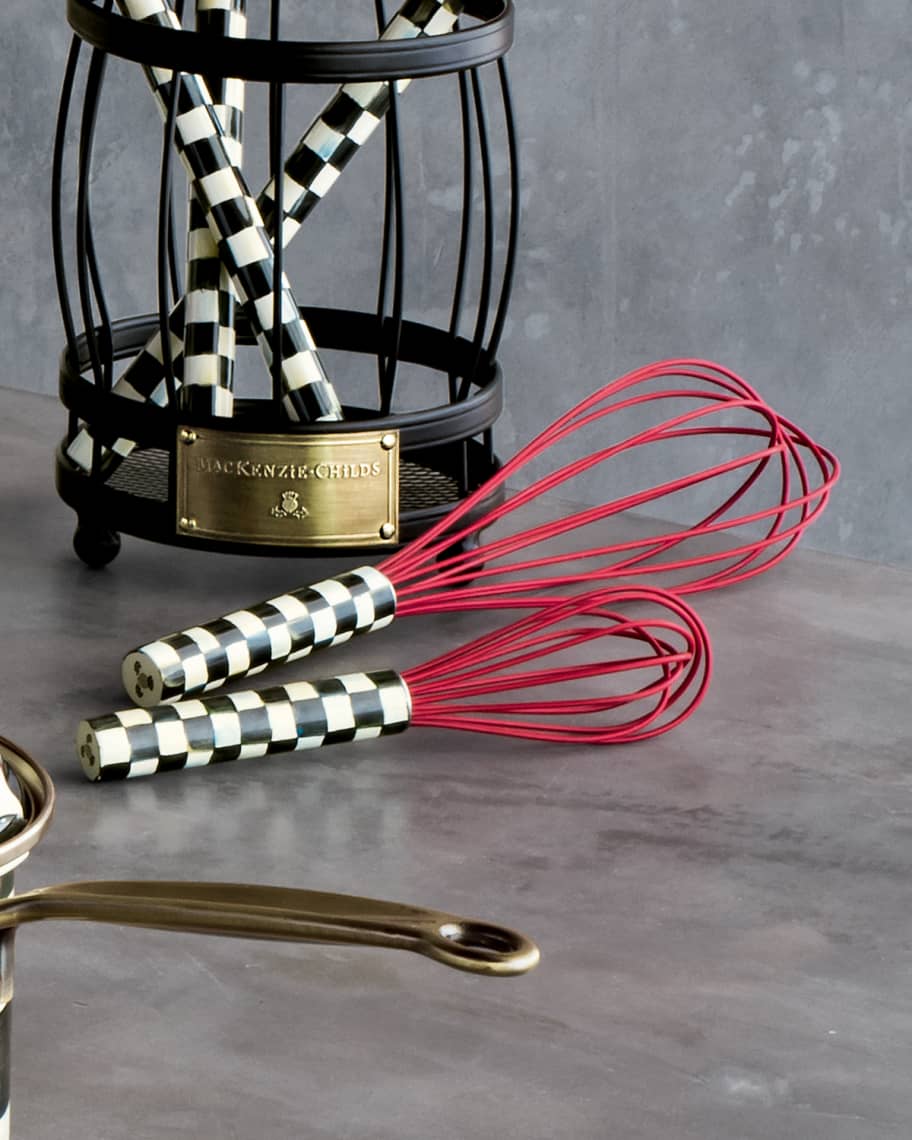 Image 2 of 2: Courtly Check Small Red Whisk