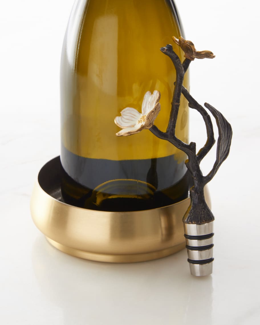 Image 1 of 1: Dogwood Wine Coaster & Bottle Stopper