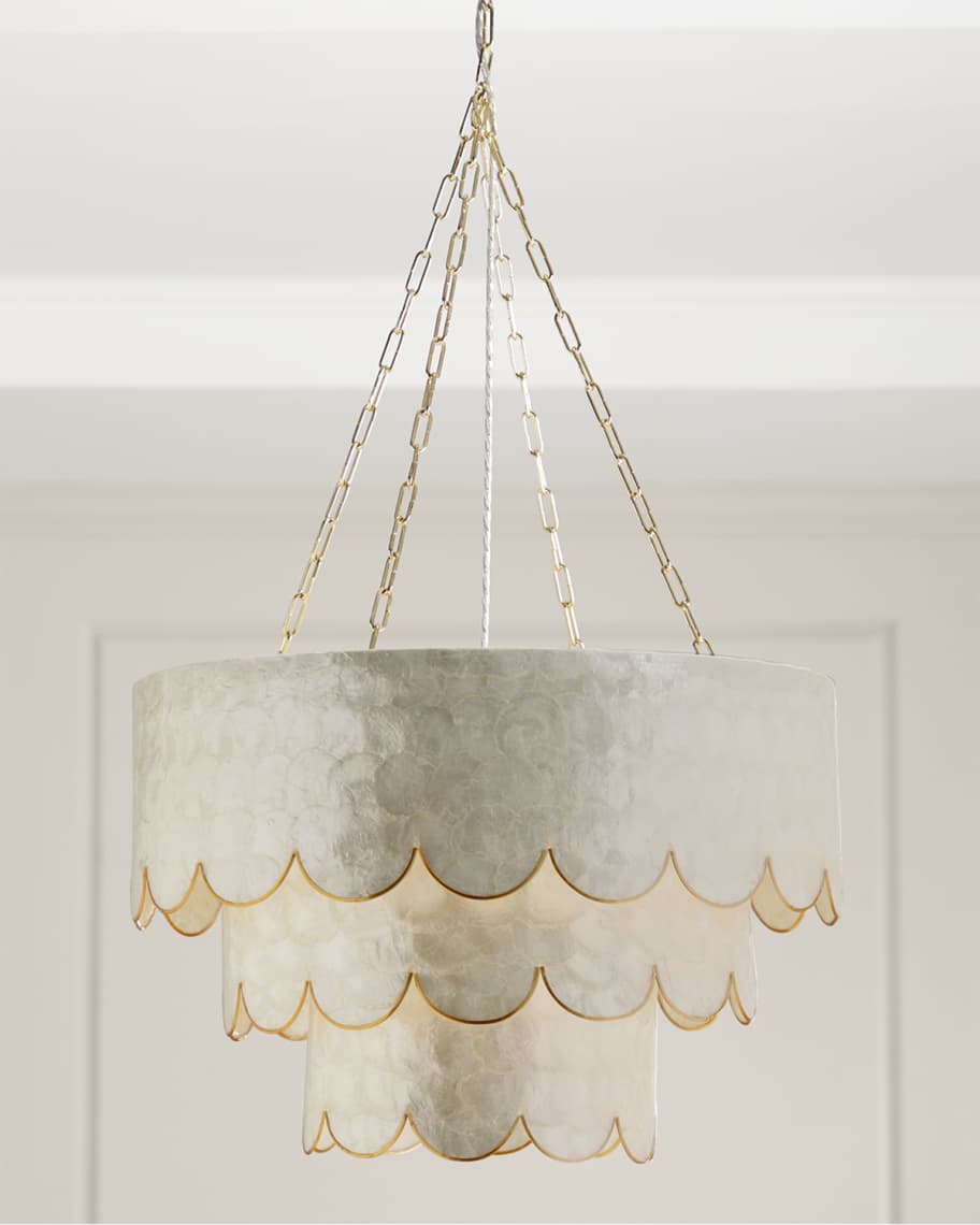 Capiz shell 2024 pendant light