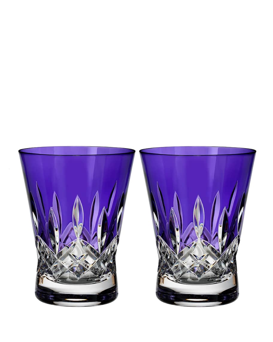 Image 1 of 1: Lismore Pops Purple Double Old-Fashioneds, Set of 2