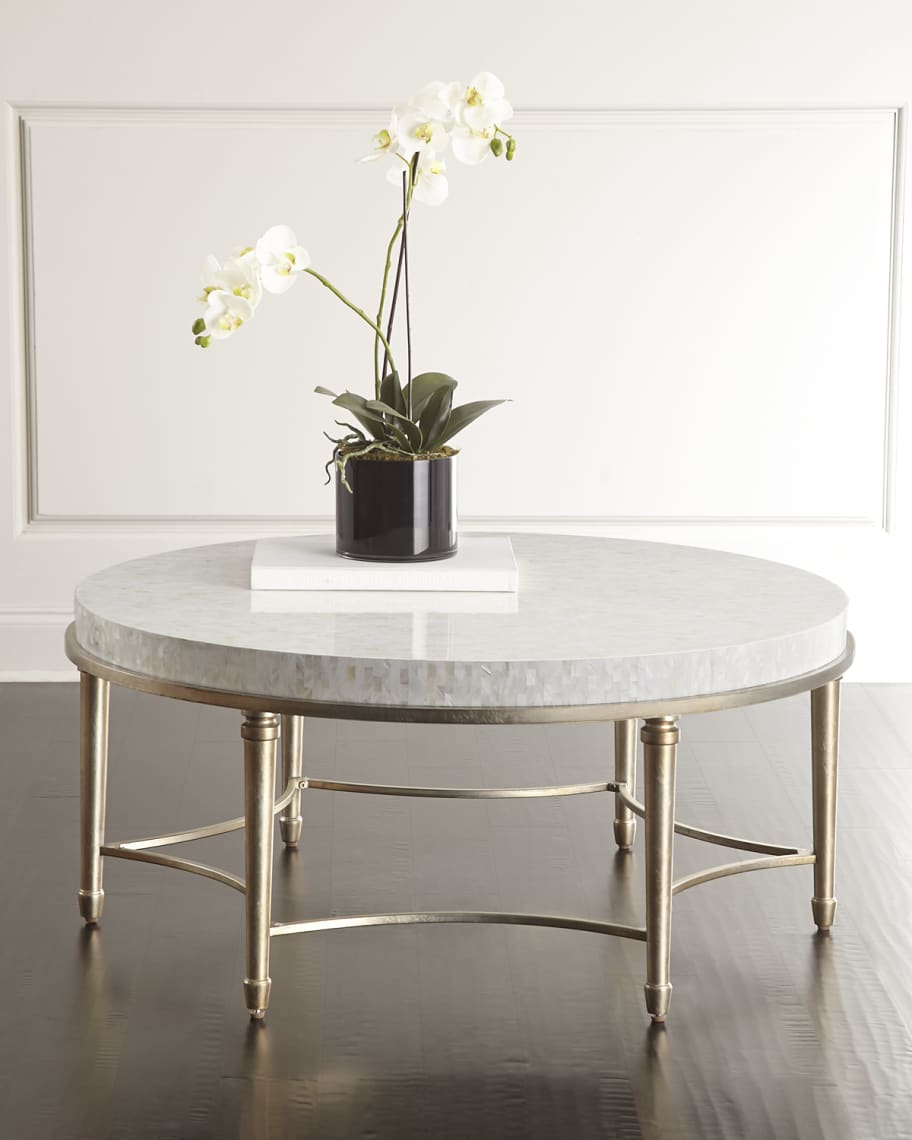 Image 1 of 5: Aura Round Coffee Table
