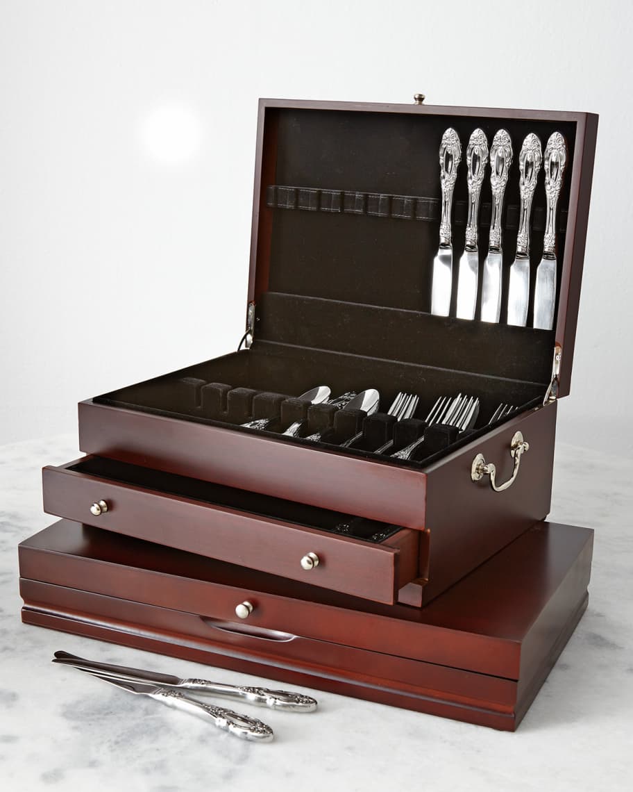 Image 3 of 3: Single Drawer Flatware Chest