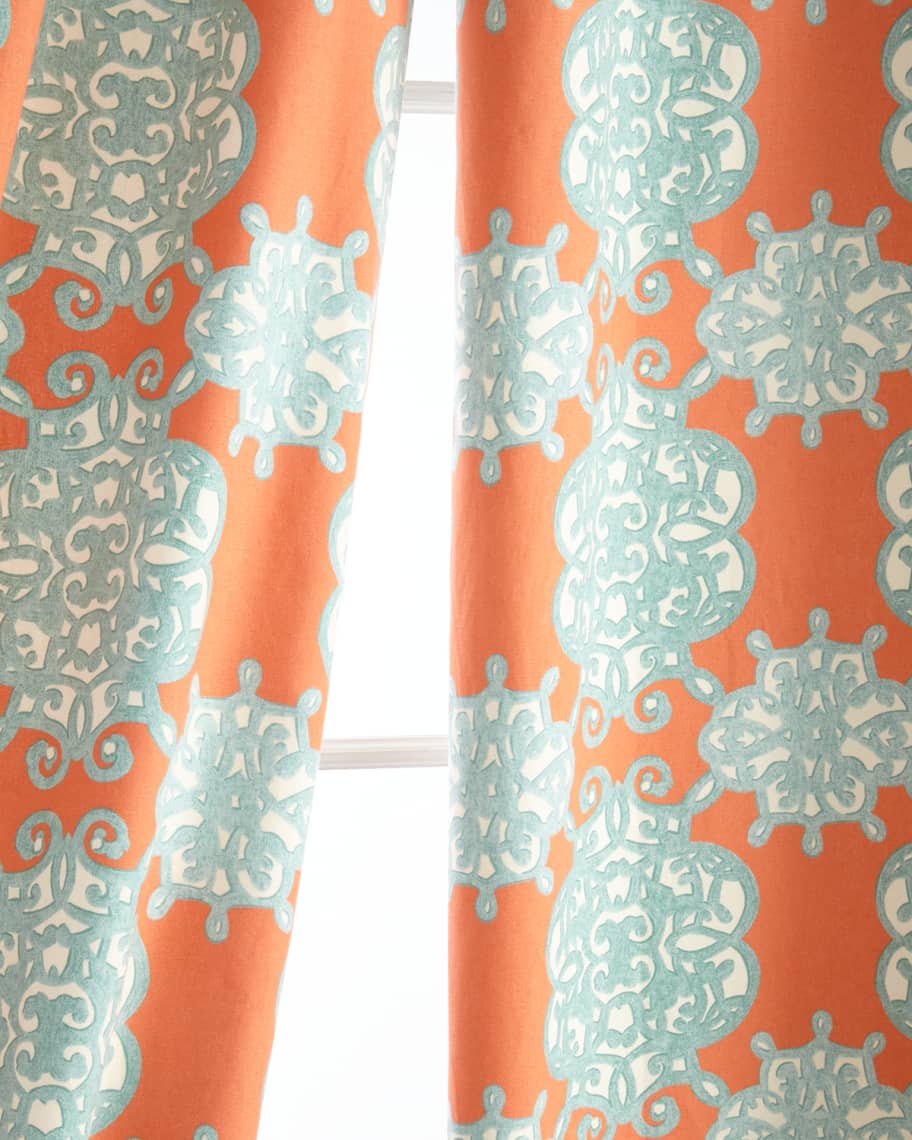 Image 1 of 1: Two 50"W x 108"L Jakarta Curtains