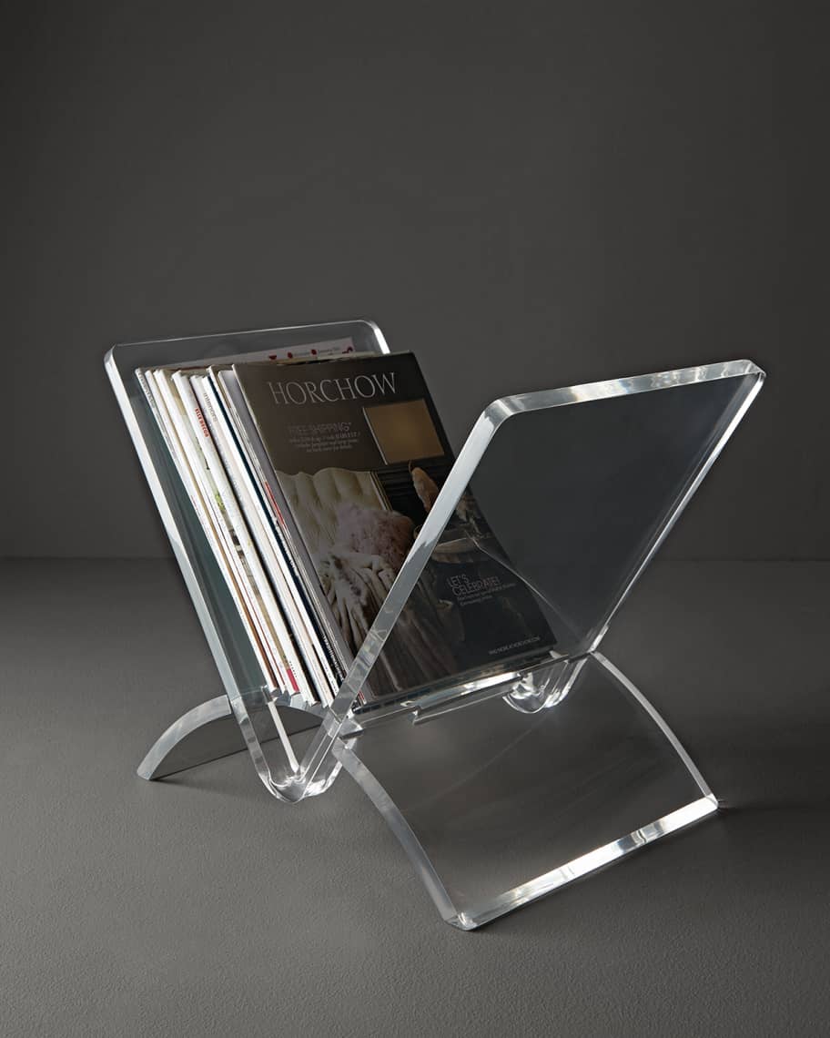 Interlude Home Versa Acrylic Magazine Rack