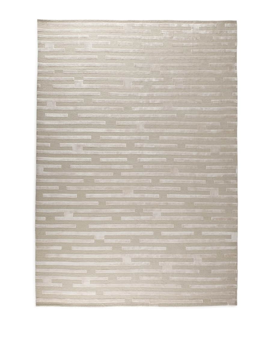 Image 2 of 2: Linear Maze Rug, 8' x 10'
