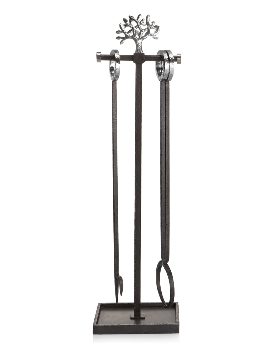 Tree of Life Fireplace Tools