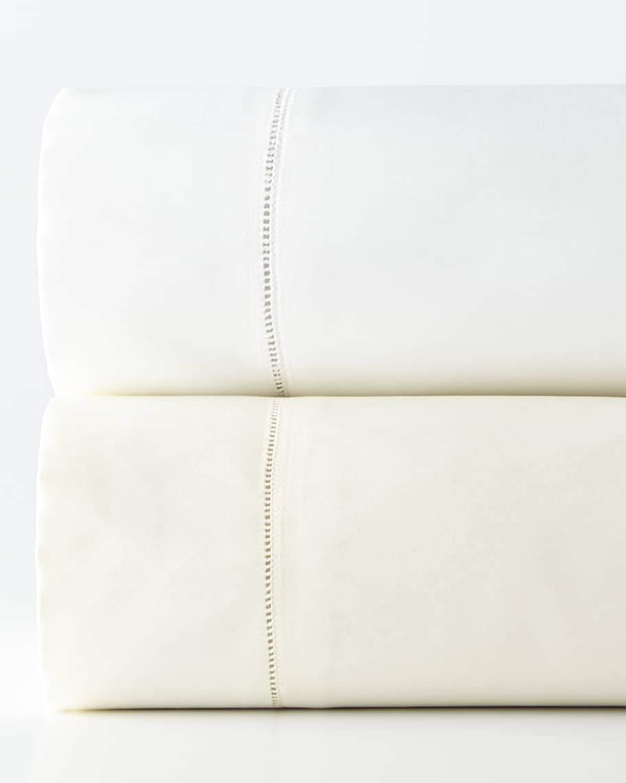 Sferra King 1,020 Thread Count Solid Sateen Fitted Sheet