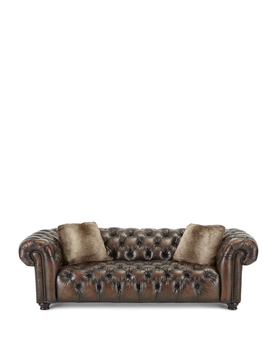 Image 3 of 3: Curtis Tufted Chesterfield Sofa