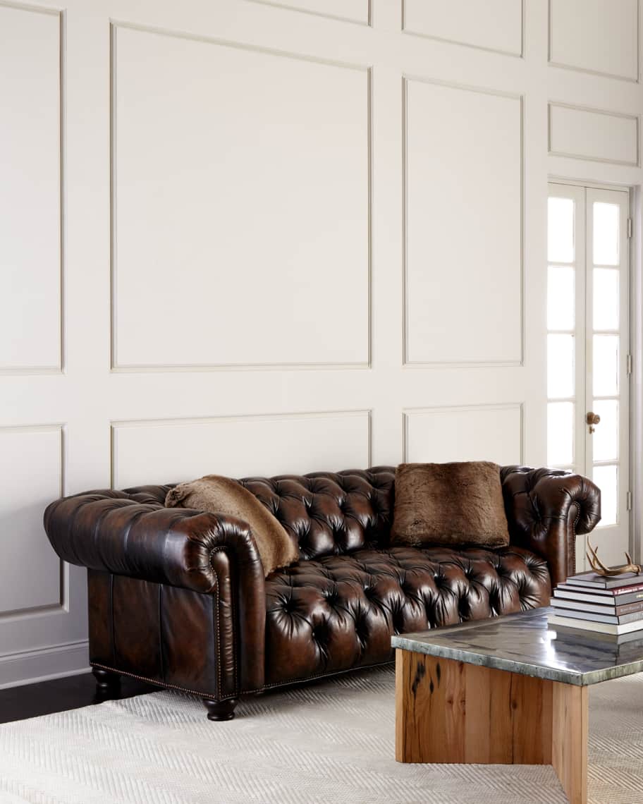 Image 1 of 3: Curtis Tufted Chesterfield Sofa