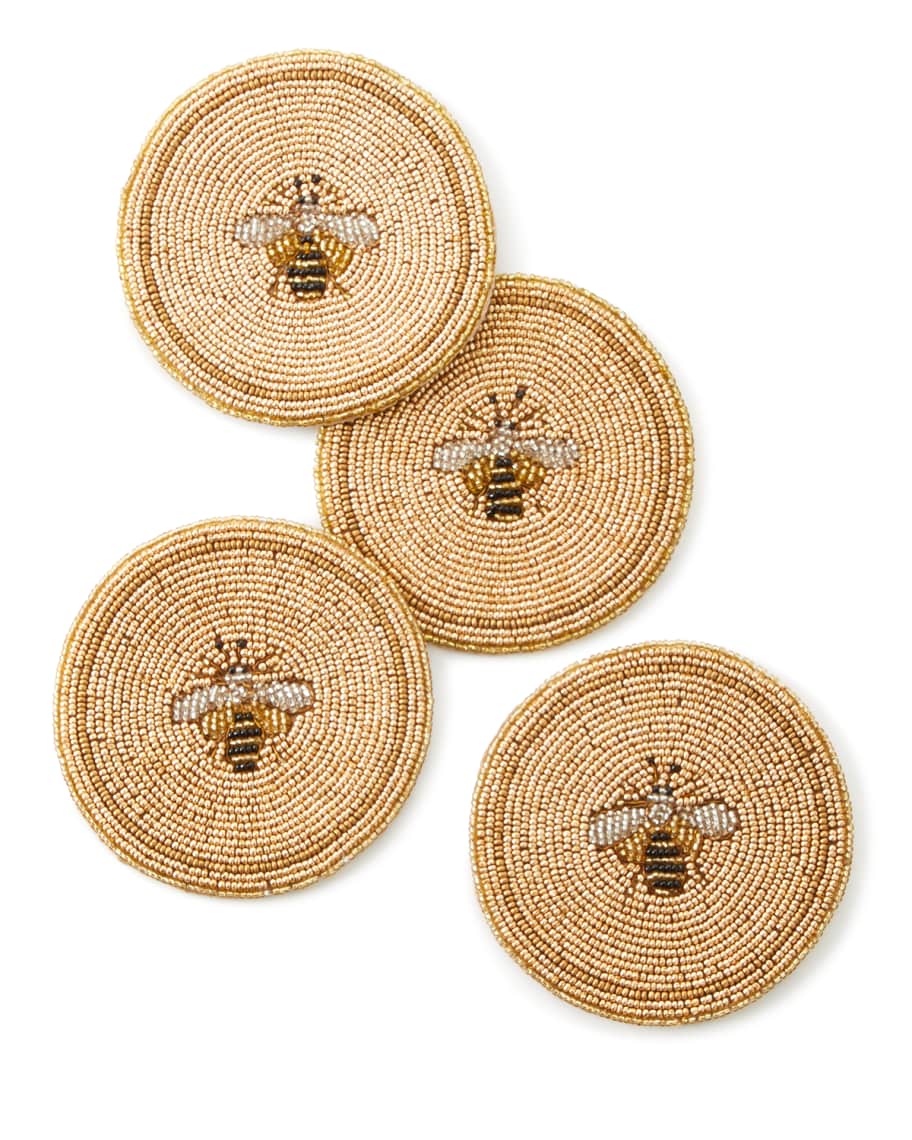 Image 1 of 2: Bee Coasters, Set of 4
