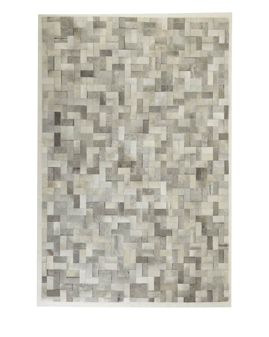 Image 2 of 2: Allman Hairhide Rug, 5' x 8'