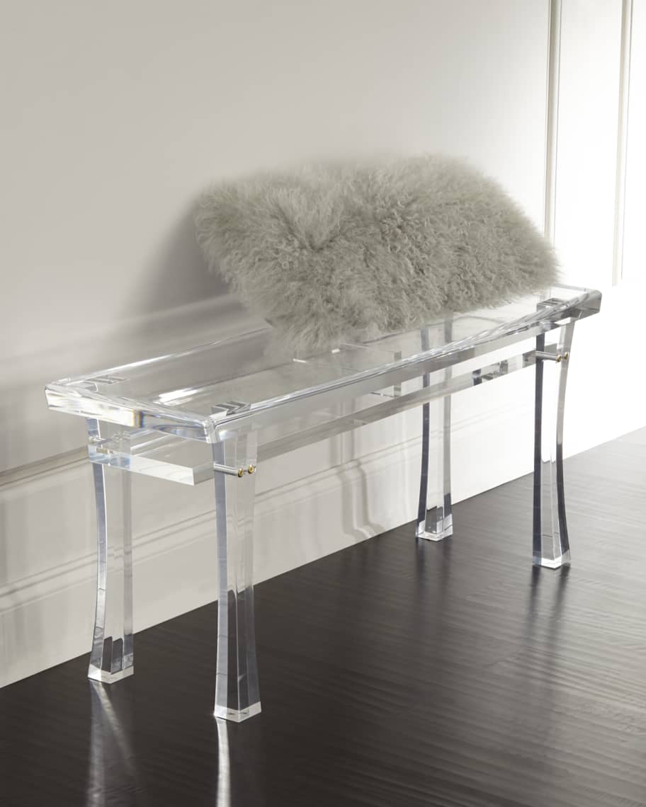Interlude Home Jacinda Acrylic Bench Horchow