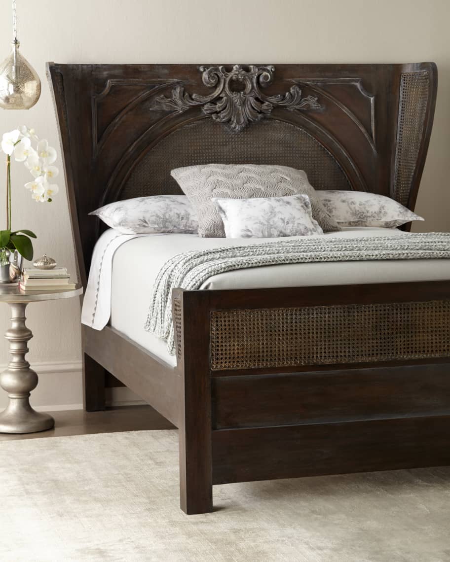 Image 1 of 2: Remberts Cane King Bed