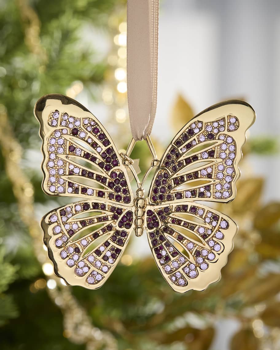 Image 1 of 1: Purple Butterfly Ornament
