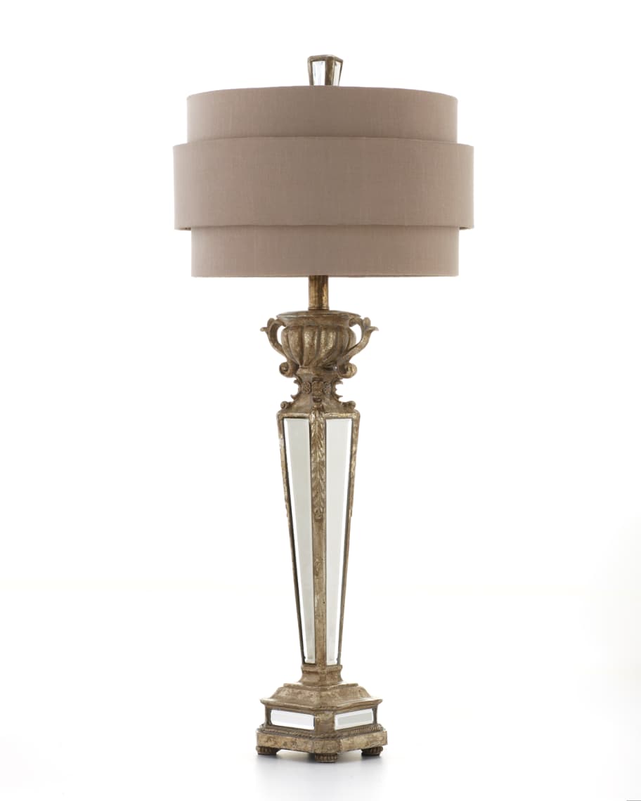 Image 3 of 3: Mirrored Table Lamp