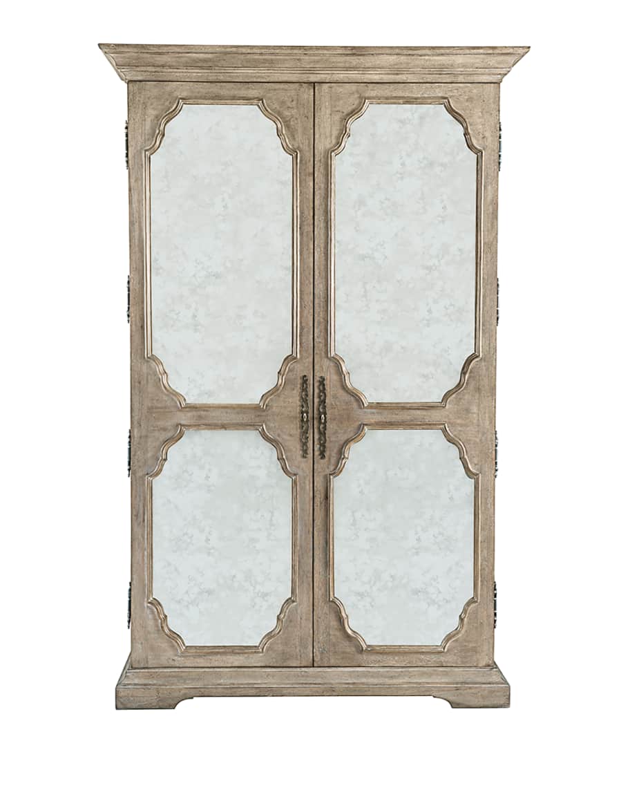 Bernhardt Campania Mirrored Armoire Horchow