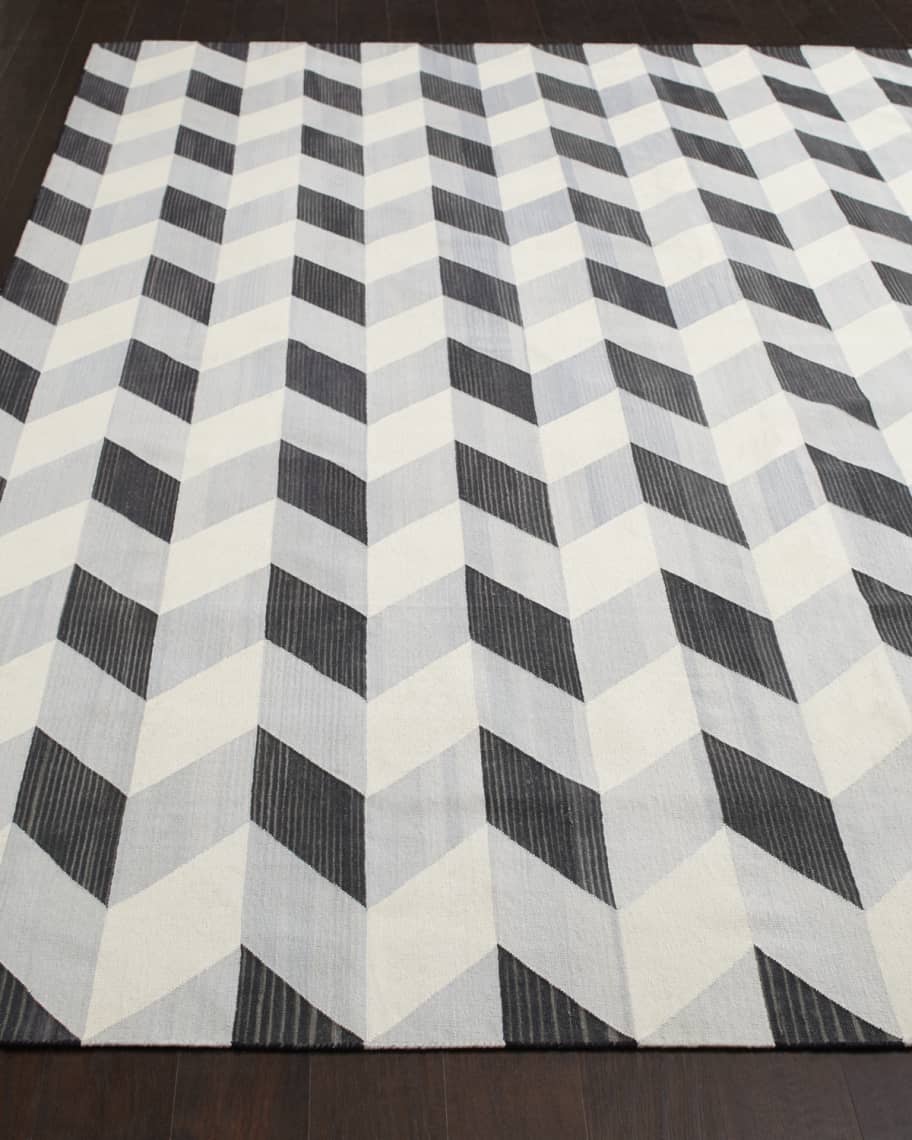 Java Herringbone Flatweave Rug, 9' x 12' Horchow