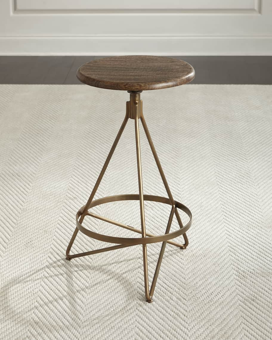 Image 1 of 3: Dakota Swivel Counter Stool