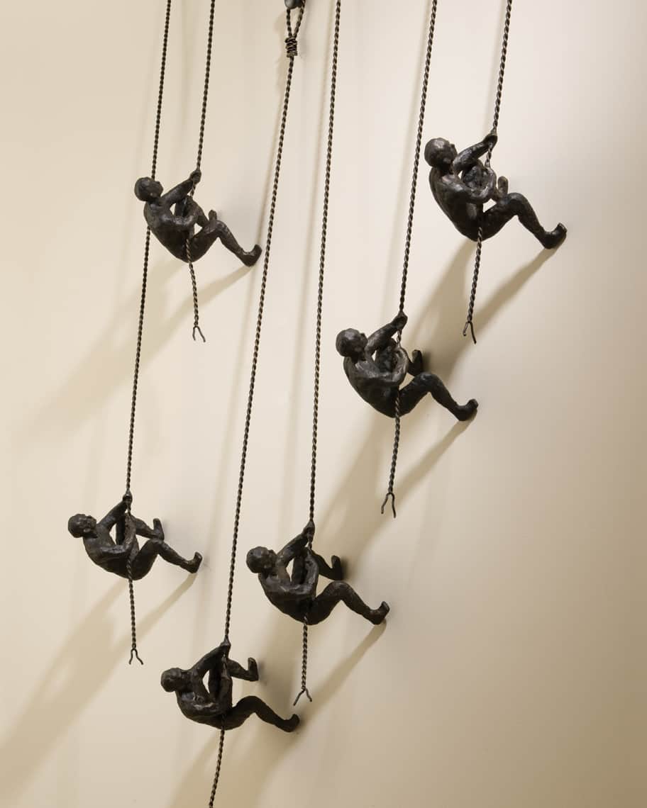Climbing man wall hooks clearance
