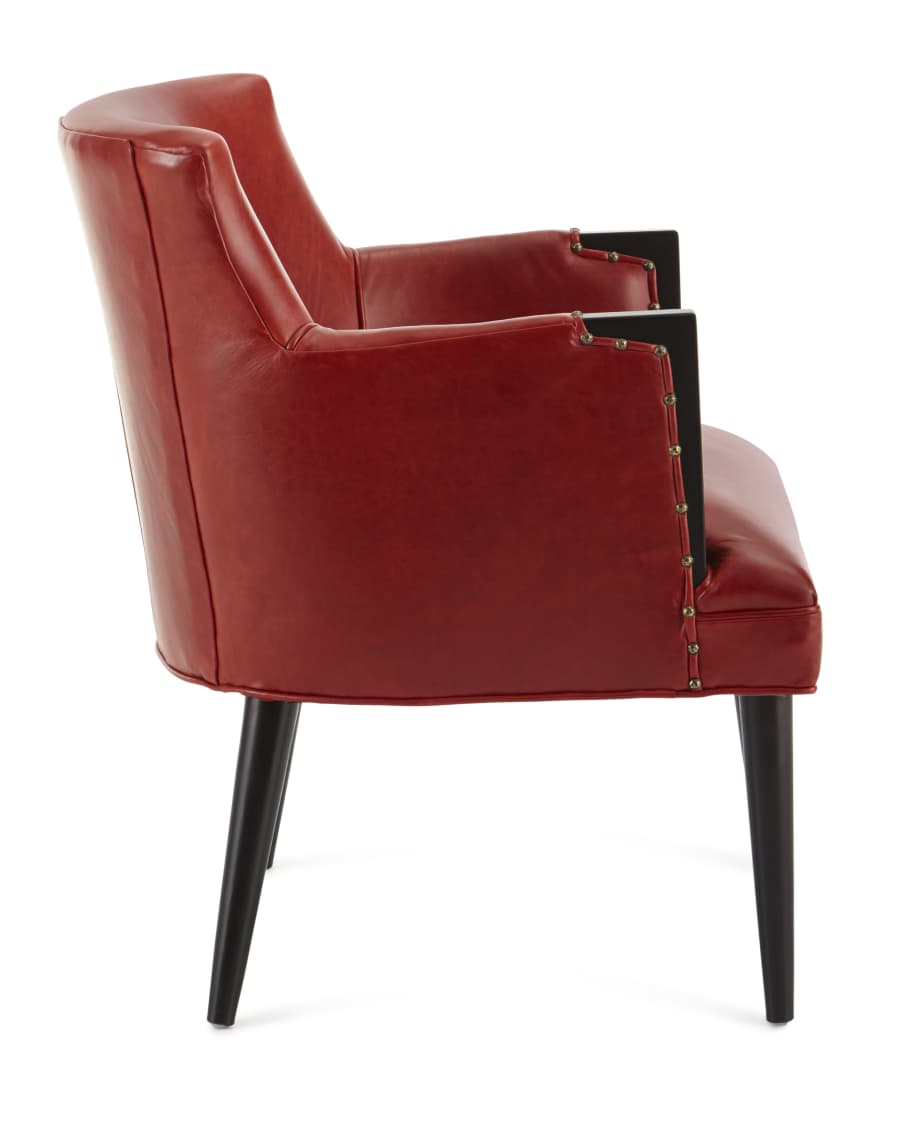 Image 3 of 6: Alicia Leather Chair