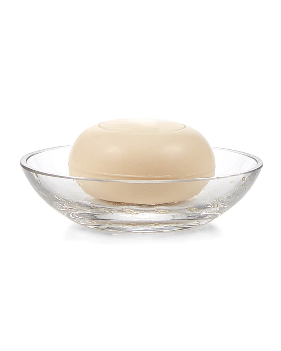 Image 1 of 1: Contessa Clear Glass Soap Dish