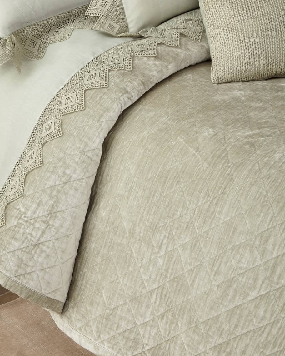 Amity Home King Simona Velvet Quilt Horchow