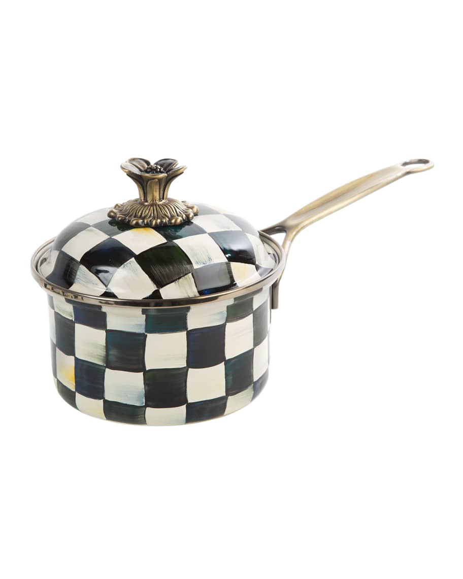 Image 1 of 2: Courtly Check 1-Quart Saucepan