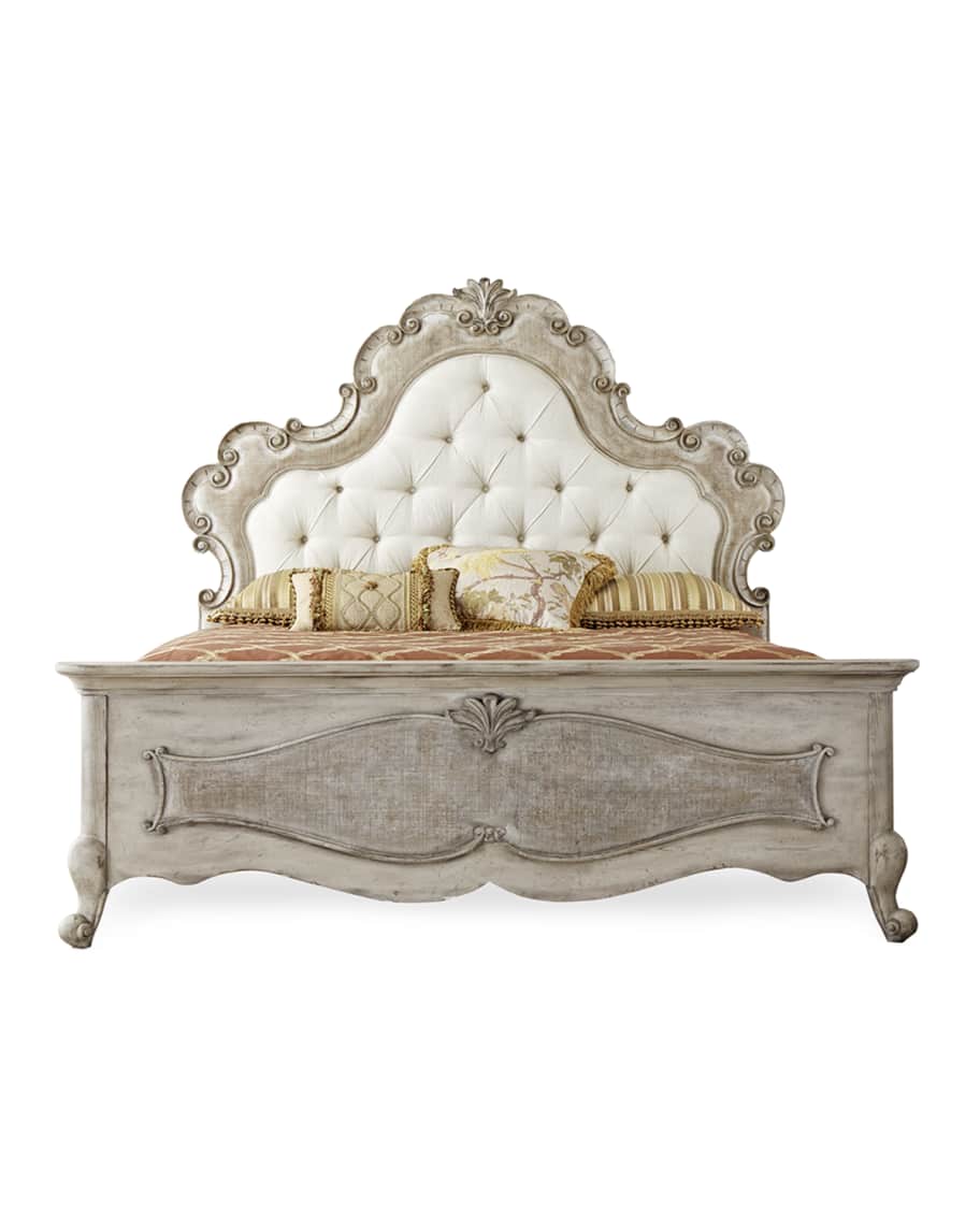 Image 1 of 4: Chateau Upholstered Queen Bed