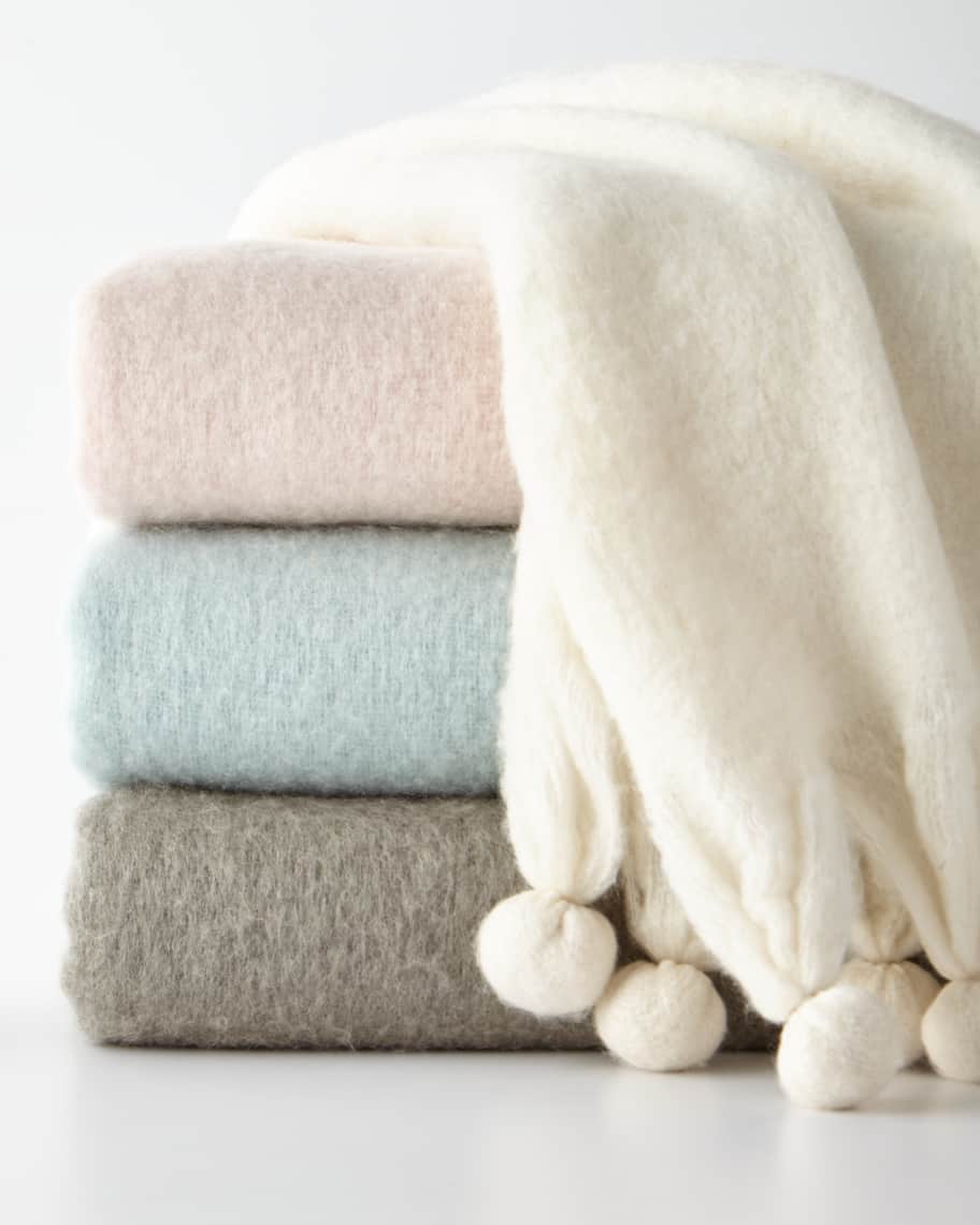 Pine Cone Hill Pom Pom Throw Blanket