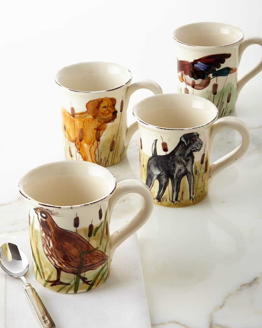 Image 1 of 5: 4 Assorted Wildlife Mugs