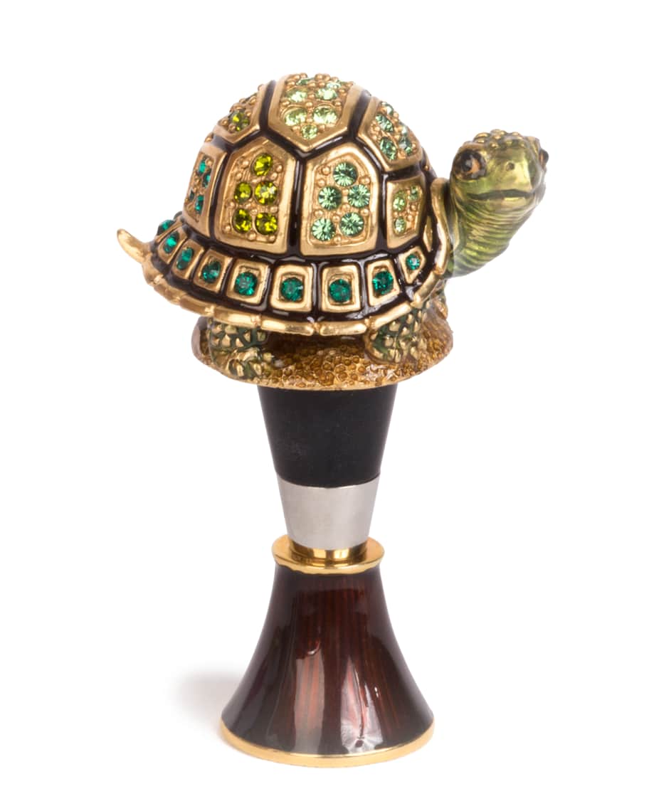 Image 1 of 1: Evan Turtle Wine Stopper Stand