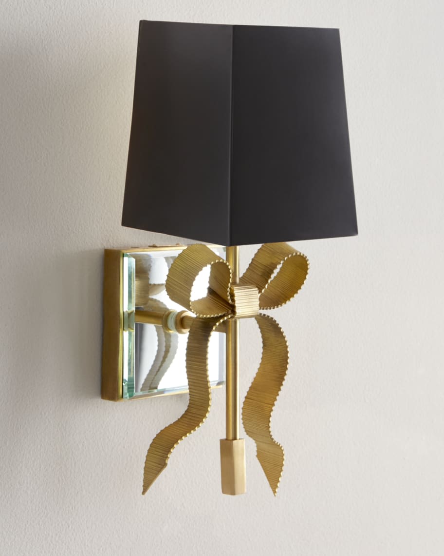 Kate Spade New York for Visual Comfort Signature Small Ellery Grosgrain Bow  Sconce | Horchow