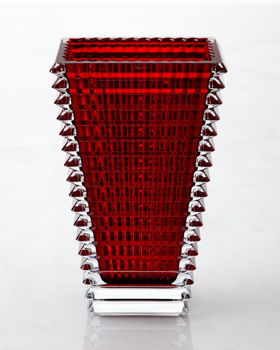 Baccarat Large Rectangular Eye Vase | Horchow