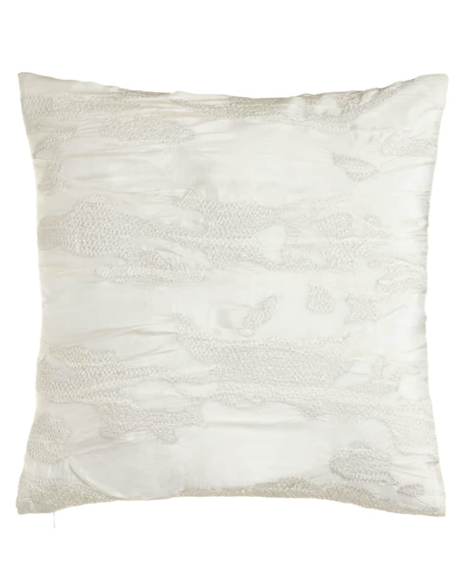 Image 1 of 1: Reflection Embroidered Pillow, 18"Sq.
