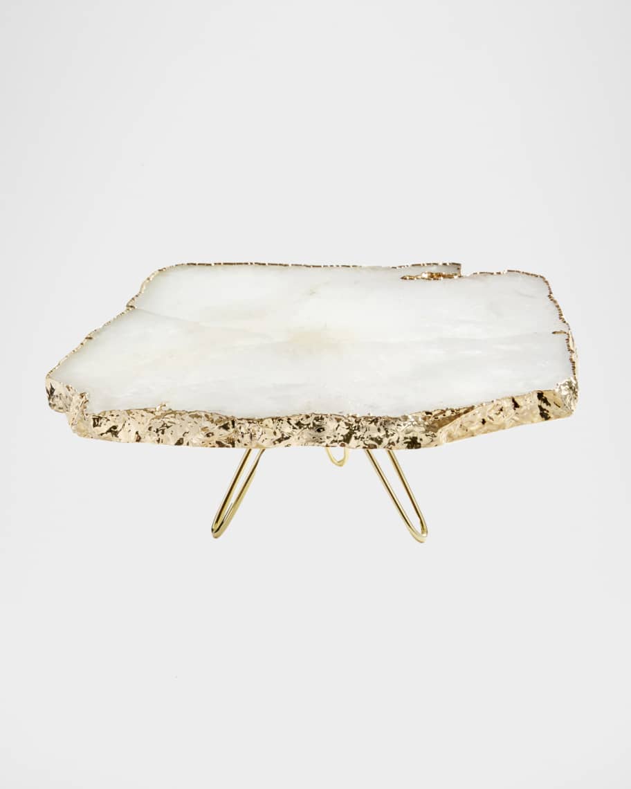 Image 1 of 4: Torta Gold-Plated Cake Stand