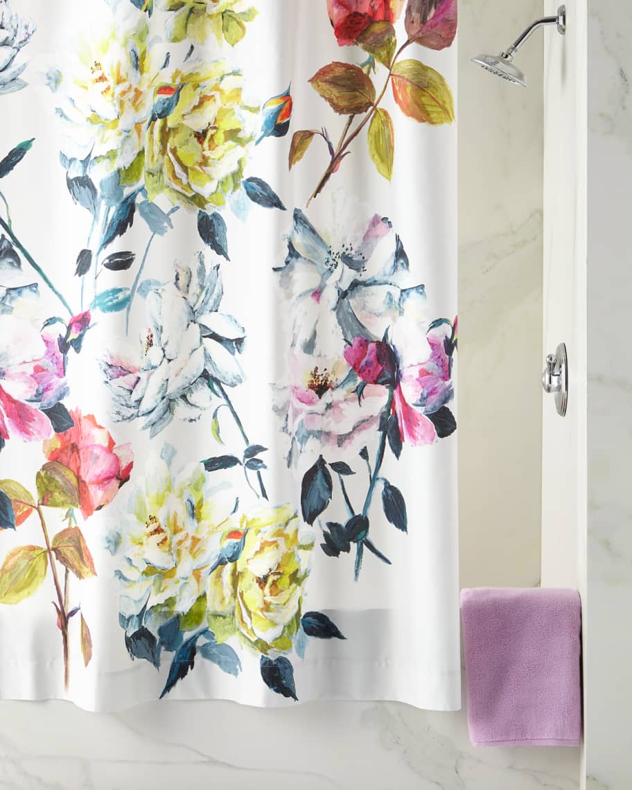Image 1 of 1: Couture Rose Shower Curtain